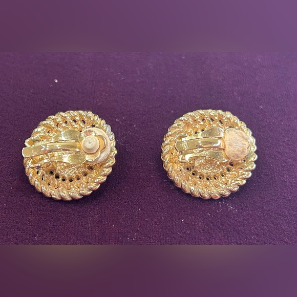 5 Pieces Of Vintage Earrings, All Signed - Picture 12 of 16